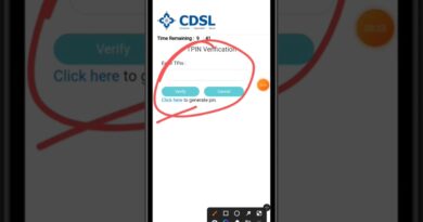 CDSL T pin in Groww app | Cdsl stock verify for selling share